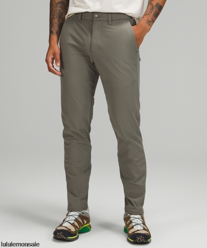 Lululemon Deutschland DELULU1016 | Grey Sage Commission Slim-Fit Hose 32 Warpstreme